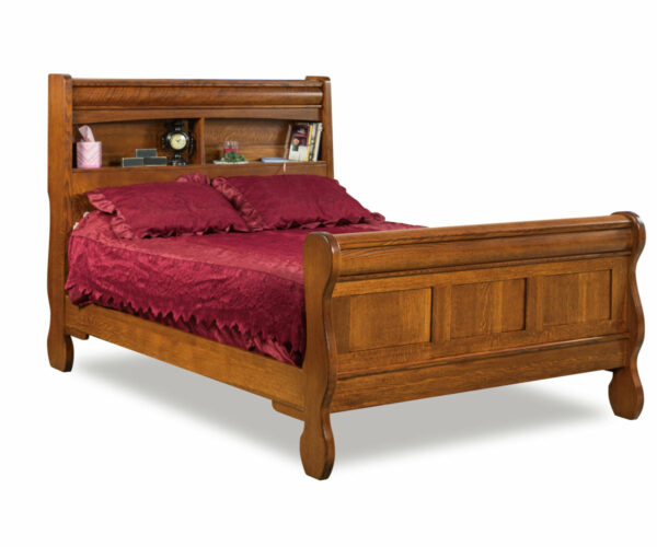 Old Classic Sleigh Bookcase Headboard