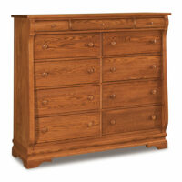 Chippewa Sleigh 11 Drawer Double Chest
