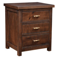 Timbermill 3 Drawer Nightstand