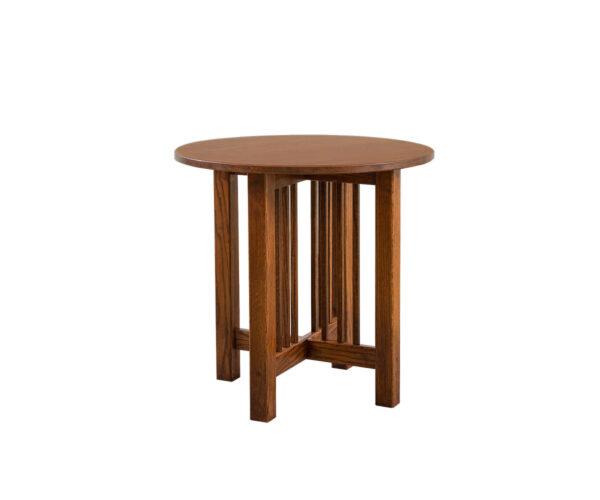 Mission Round End Table