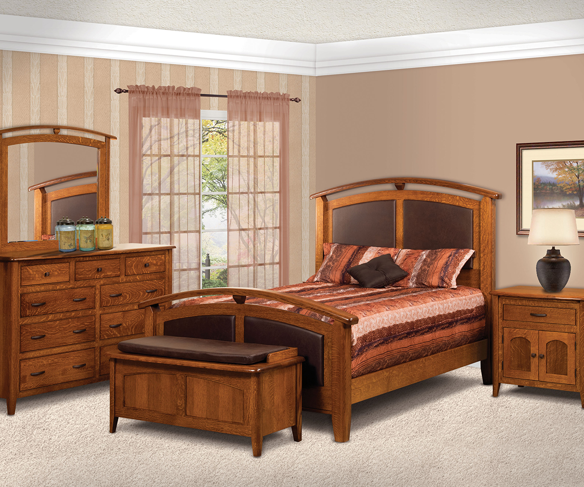 Cascade Bed With High Footboard - Image 2