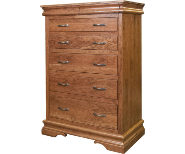 Heirloom Sleigh 5 Drawer Chest