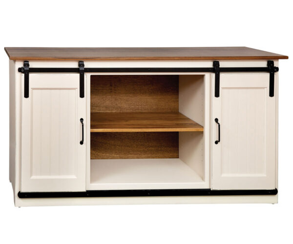 Barn Door TV Cabinet - 60"W