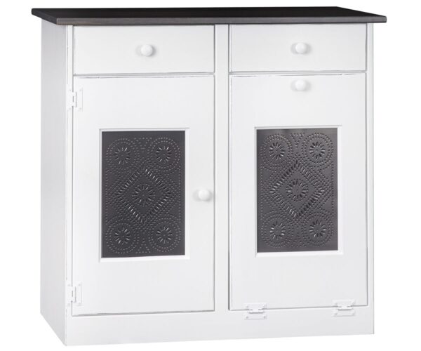 Trash Bin Cabinet Combo With Tin