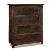 Ironwood 4 Drawer Chest
