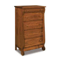 Old Classic Sleigh 5 Drawer Chest