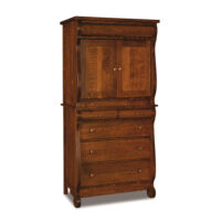 Old Classic Sleigh Armoire
