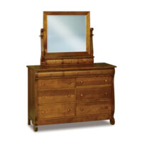 Old Classic Sleigh 9 Drawer Dresser