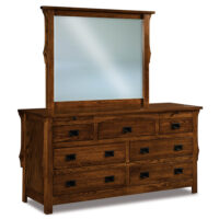 Stick Mission 7 Drawer Dresser With Jewelry Drawers