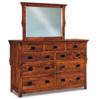 Stick Mission 9 Drawer Mule Dresser
