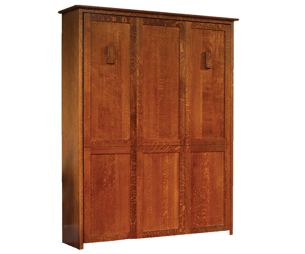 Old English Mission Murphy Wall Bed - Image 2