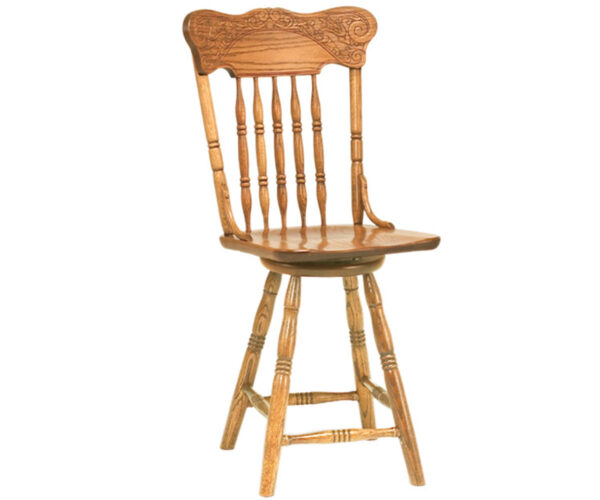 Spring Meadow Pressback Swivel Barstool