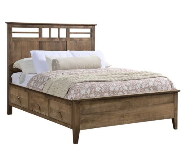 Otto Panel Bed With Drawer Units Raised 6"
