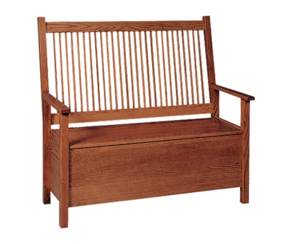Mission Deacon's Bench With Storage