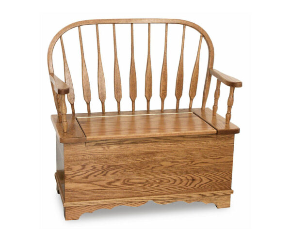 Low Feather Bow Bench