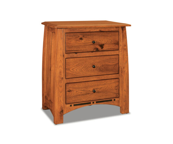 Boulder Creek 3 Drawer Nightstand