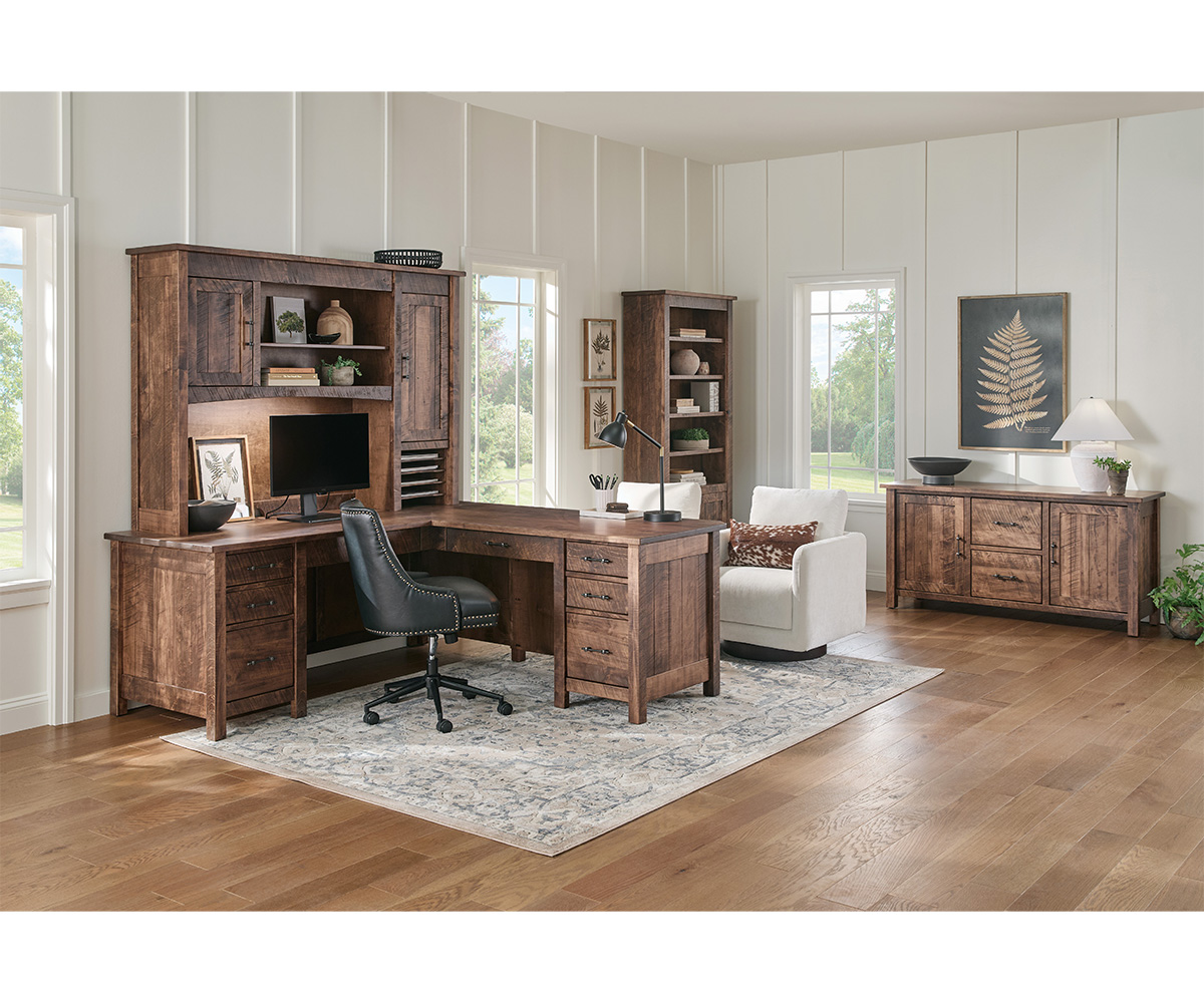 Houston L Desk With Hutch - Image 3