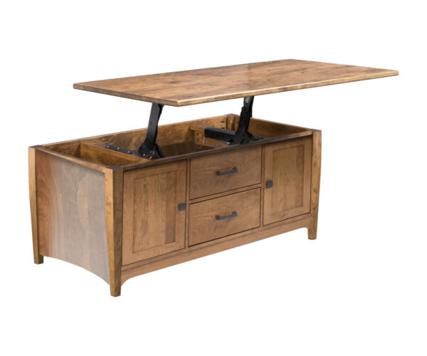 Woodland Shaker Enclosed Lift Top Coffee Table