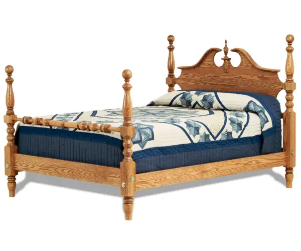 Colonial Cannonball Bed