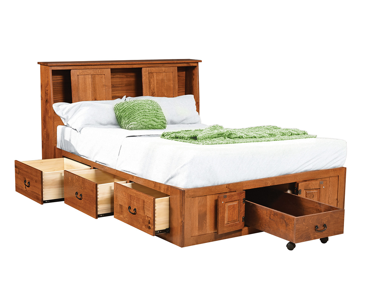 NP Mission Pedestal Bed - Image 2
