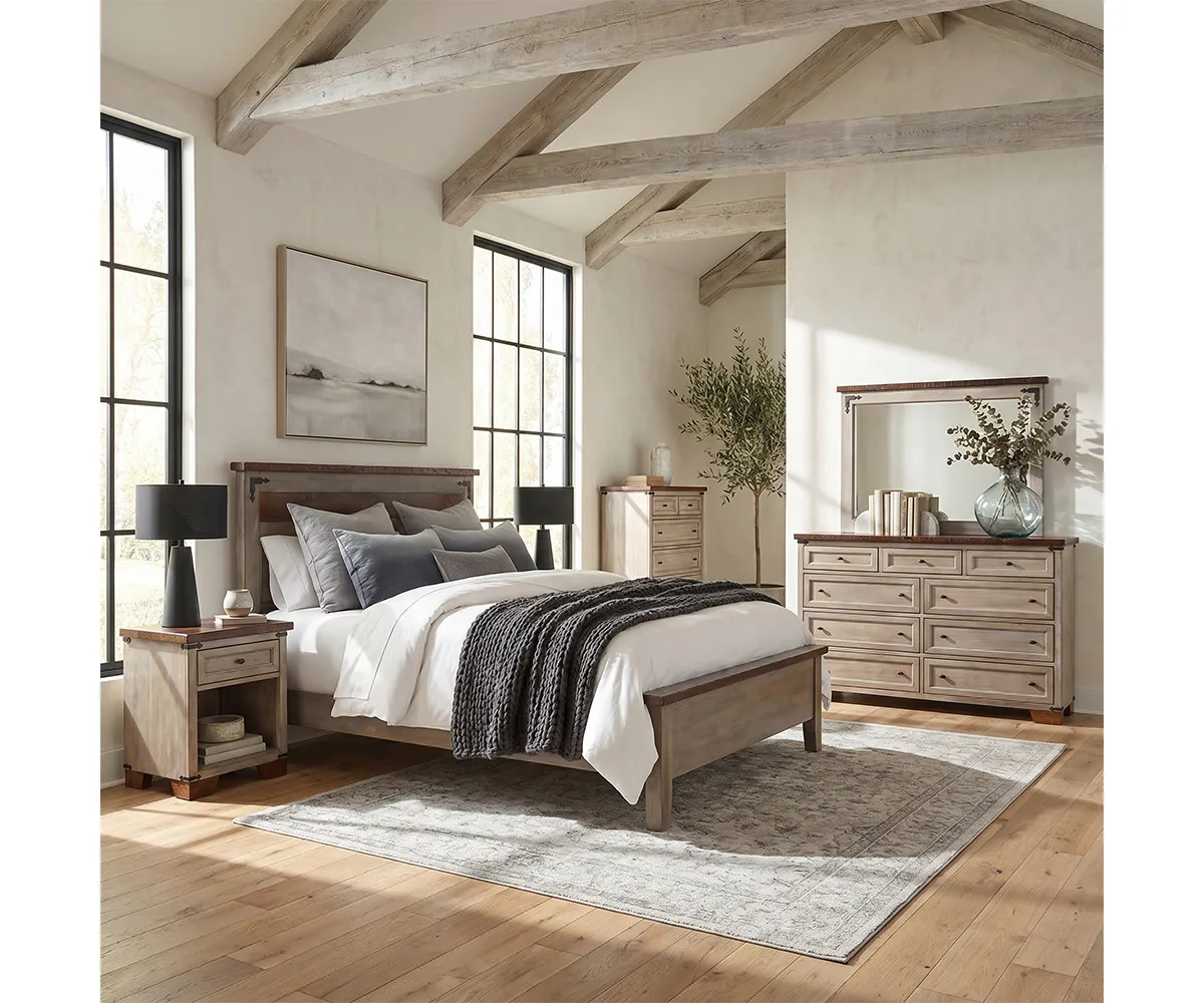 Farmhouse Heritage Bed - Reclaimed Panels - Image 3