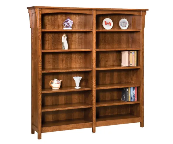 Bridger Mission Double Bookcase