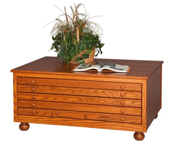 5-Drawer Flat File Cabinet
